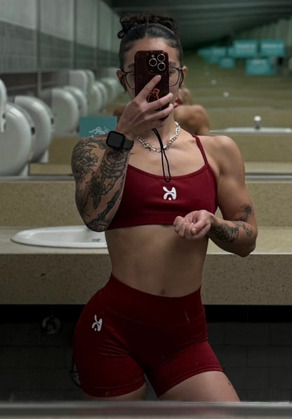 Dynamic Red Shorts